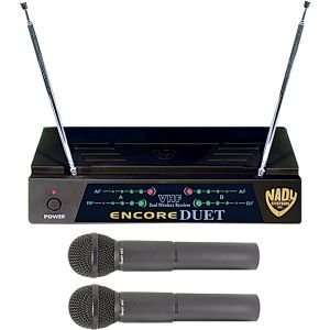  Encore Duet HT 2 Channel VHF Wireless Dual Microphone 