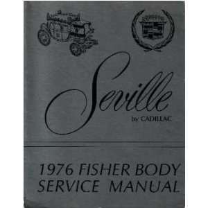  1976 CADILLAC SEVILLE Service Shop Repair Manual Book Automotive