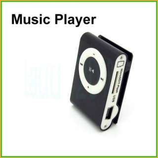   Clip Metal Mini USB  Music Media Player Support 1   8GB TF Micro SD