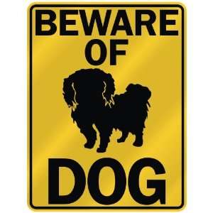  BEWARE OF  PEKINGESE  PARKING SIGN DOG