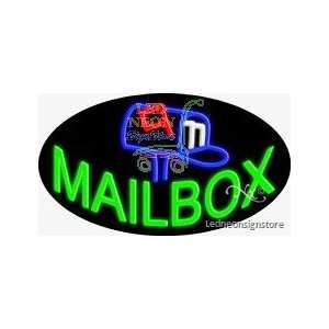 MailBox Neon Sign 17 inch tall x 30 inch wide x 3.50 inch wide x 3.5 