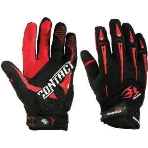  NEW Empire 2008 Contact SE Paintball Gloves Red Medium 