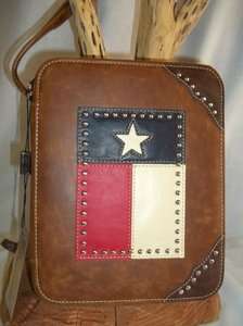 MONTANA WEST brand TEXAS FLAG Western Style BIBLE Book COVER  