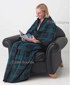 Luxrious Snuggle Snuggies Blanket Fleece Poncho Style Soft and Warm w 