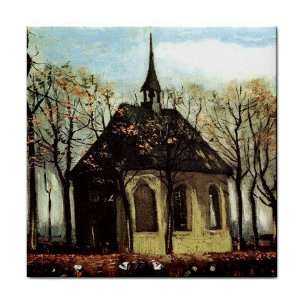 Congregation Leaving the Reformed Church in Nuenen By Vincent Van Gogh 