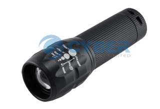 Adjustable Zoom Focus LED Flashlight camping lamp torch  