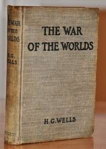 WAR OF THE WORLDS~H.G. WELLS~1ST UK EDITION~1899  