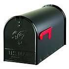 Solar Group Large Size Steel Rural Mailbox Black NEW FREE FAST 