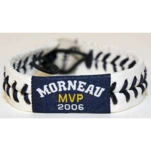  Gamewear MLB Leather Wrist Bands   2006 Morneau MVP 