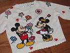 DISNEY MICHAEL SIMON MICKEY MOUSE AND MINNIE MOUSE LADIES SWEATER