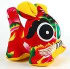CHINESE FABRIC TIGER Stuffed Zodiac Animal Toy Gift E