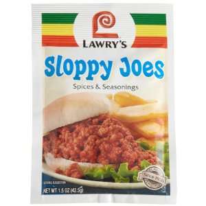 Lawrys Sloppy Joes Spices & Seasonings, 1.5 oz, 24 ct  