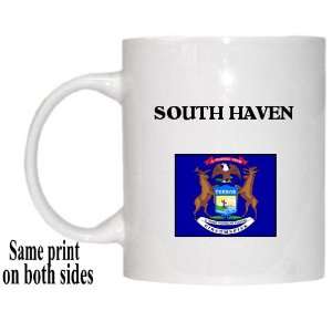    US State Flag   SOUTH HAVEN, Michigan (MI) Mug 