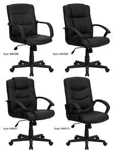Office or Home Office Furniture Mid Back Leather Chairs  