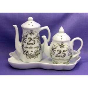  25th Anniversary Salt & Pepper Set