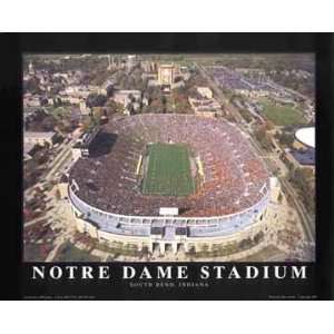  Notre Dame Stadium South Bend Indiana   Mike Smith Art 