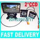 IR Reverse Camera + 7 LCD Monitor Car Rear View Kit for Bus Truck 