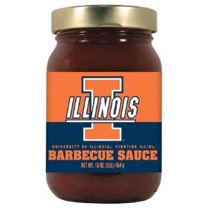 Hot Sauce Harrys 2817 ILLINOIS Fighting Illini BBQ Sauce Sweet & Smoky 