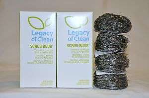 12 STAINLESS STEEL SCOURING PADS LEGACY OF CLEAN AMWAY  