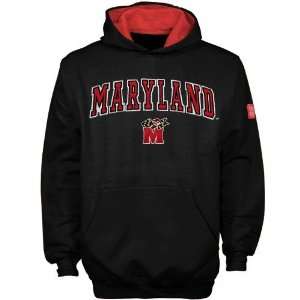  Maryland Terrapins Youth Black Team Color Hoody Sweatshirt 