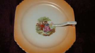 Vintage Shofu China Nappy Dish Plate Handled Made in Occupied Japan 