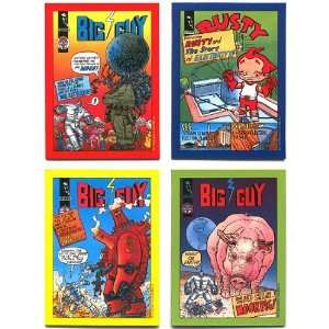    The Big Guy and Rusty the Boy Robot Magnet Set Toys & Games