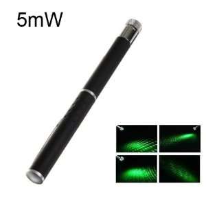  5mW 532nm Green Beam Laser Pointer Pen with 5pcs Laser 