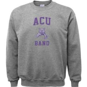   Grey Varsity Washed Band Arch Crewneck Sweatshirt