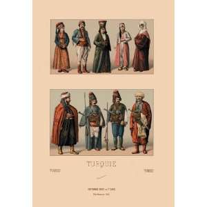  A Variety of Turkish Costumes #1 20x30 poster