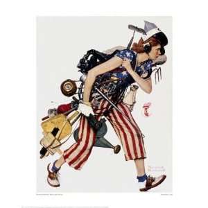  Norman Rockwell   Rosie To The Rescue Giclee