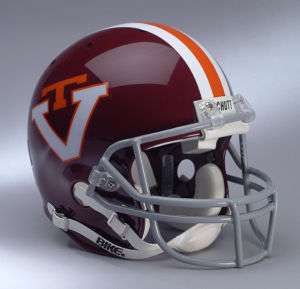 VIRGINIA TECH HOKIES 1966 70 FULL SIZE Football Helmet  