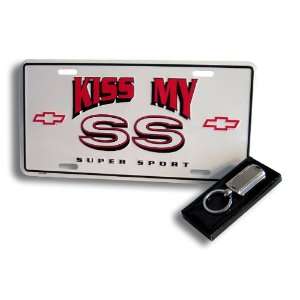  Kiss My SS Super Sport License Plate (with Key Chain 