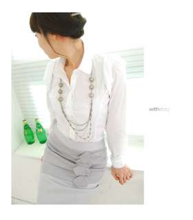 A206092 / Chic Shirt Blouse, Career Woman, Korea, Ladies, Korea 