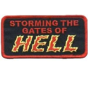  STORMING THE GATES OF HELL Christian Biker Vest Patch 