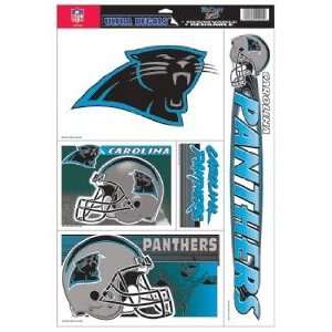  Panthers Decal Sheet Car Window Stickers Cling