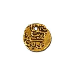  10mm Antique Gold Round Drop by Tierracast Arts, Crafts 