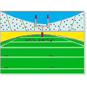 End Zone Fill In Party Invitations 