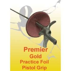 Practice Complete Foil Premier Gold Pistol Grip  Sports 