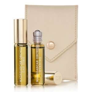 Lisa Hoffman Beauty Madagascar Orchid 2 Vial Perfume Set with Leather 