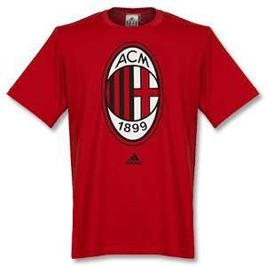  11 12 AC Milan Logo Tee   Red
