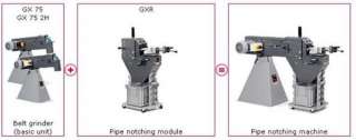 FEIN “GRIT” GX75 + GXR 3” PIPE NOTCHER & HIGH PERFORMANCE BELT 