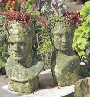 NAPA Home & Garden Relics Collection Man & Woman Antique Moss Finish 