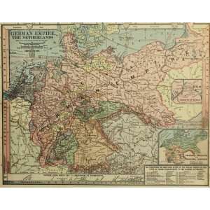  Monteith map of the German Empire and the Netherlands 