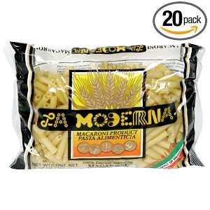 La Moderna Macaroni Pasta, 7 ounces (Pack of20)  Grocery 