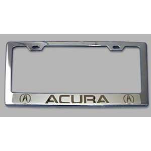  Acura Reverse Chrome License Plate Frame 