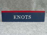 NEW Nautical Knots Display Box Blue Red  