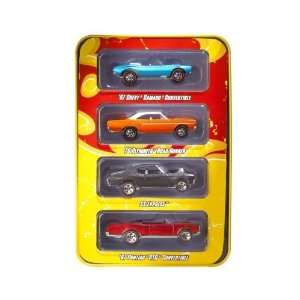  HOT WHEELS SINCE 68 4 Car Pack In Collectors Tin Toys 