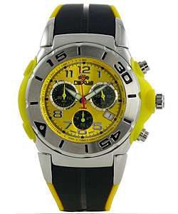 Nexus Mens Chronograph Yellow Dial Watch  