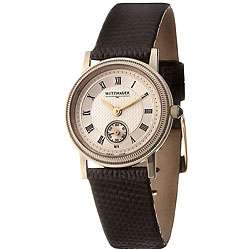 Wittnauer Womens Ambassador Leather Strap Watch  