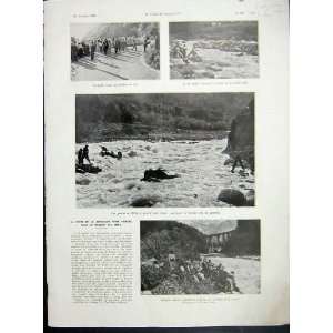   Flood Chamonix Alpes River Torrent Rescue 1935 French